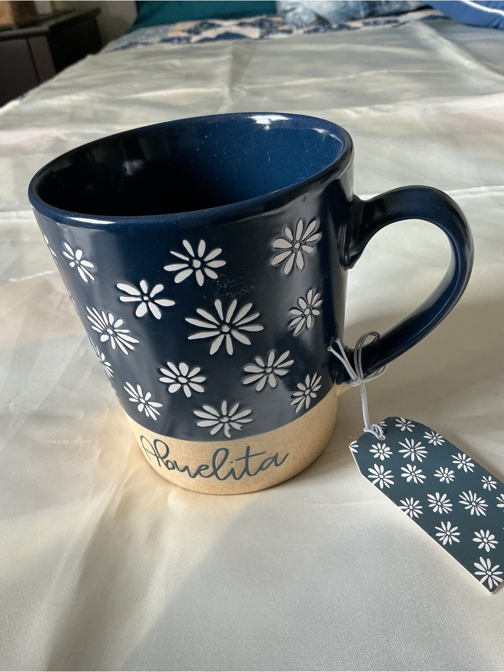 Abuelita coffee mug floral gift for grandma, mom